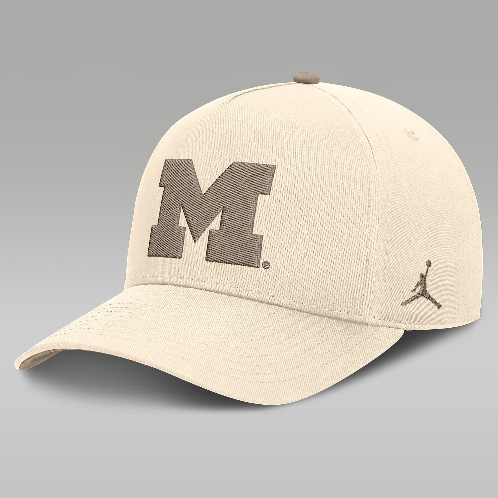 Michigan Natural Rise Men's Jordan Brand Dri-FIT College A-Frame